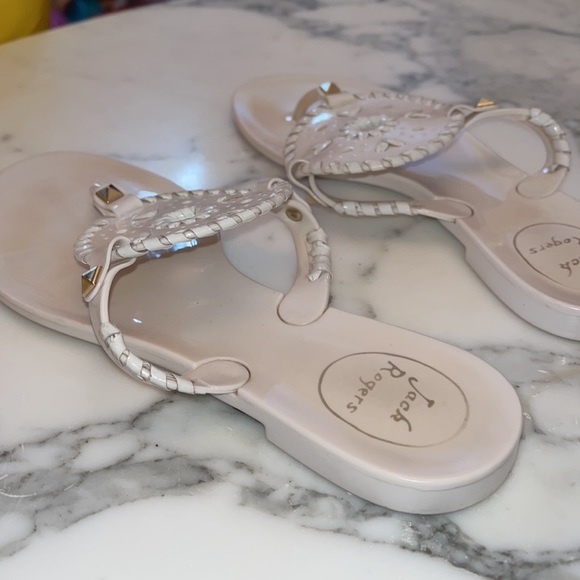 Jack Rogers jelly shoes-white size 7 - Picture 7 of 10
